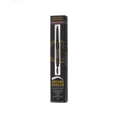 Arches & Halos Angled Brow Shading Pencil Dark Brown - 0.012oz : Target