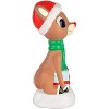 Gemmy Lighted Blow Mold Decor Rudolph 14" Rudolph, Multicolored - 4 of 4