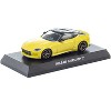 Nissan Fairlady Z RHD (Right Hand Drive) Ikazuchi Yellow with Black Top with Mini Book No.13 1/64 Diecast Model Car by Kyosho - 4 of 4