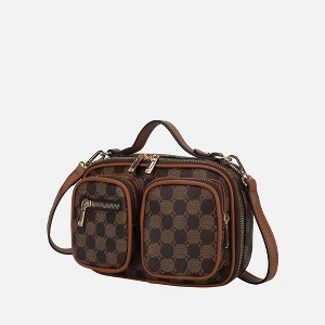 MKF Collection Jolene Vegan Leather Multi Pocket Crossbody Bag by Mia K - 1 of 4