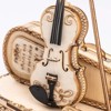 ROBOTIME 3D Wooden Puzzle Violin Capriccio Model Gifts for Teen Adult, 5.7"*3"*6" - 3 of 4