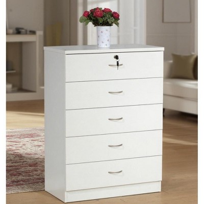 Sapphtopaz Dresser for Bedroom Modern Tall Dresser Closet Organizer with Handles Wood Dresser for Kids Room, Living Room