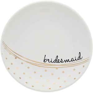 Pavilion Gift Company - Bridesmaid - 4" Keepsake - Decorative Trays and Platters - 1 of 4