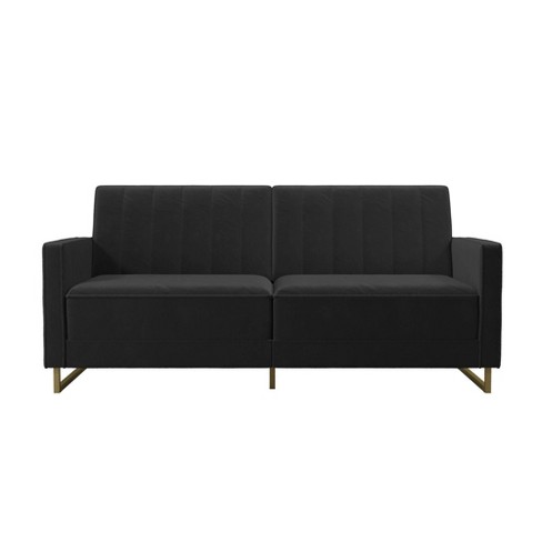 Black deals modern couch