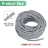 Unique Bargains Soft Polyester Decorative Cord Twisted Rope Trim 1 Pc - 3 of 4