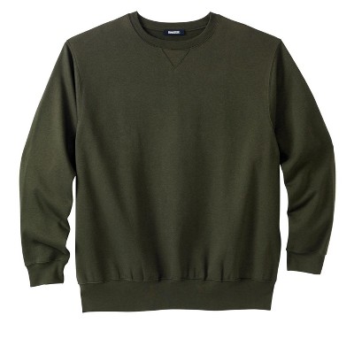 KingSize Men's Big & Tall Fleece Crewneck Sweatshirt