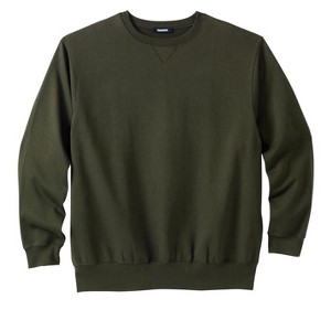 KingSize Men's Big & Tall Fleece Crewneck Sweatshirt - 1 of 4