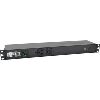 Tripp Lite PDU Metered Isobar Surge 120V 20A 12 5-20R; 2 5-15R L5-20P 1URM - 12 x NEMA 5-20R, 2 x NEMA 5-15R - 120 V AC - 2030 W - 1U - Vertical