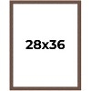 PosterPalooza | 28x36 Wide Barnwood Picture Frame, UV Acrylic, 6 Finishes - Grey, Brown, White, and Black - 2 of 4