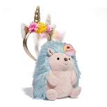 FAO Schwarz 12" Sparklers Hedgehog with Removable Fantasy Headband Toy Plush