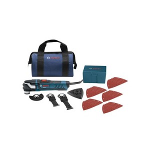 Bosch GOP40-30B-RT Multi-X 3.0 Amp StarlockPlus Oscillating Tool Kit w/Snap-In Blade Attachment Manufacturer Refurbished - 1 of 4