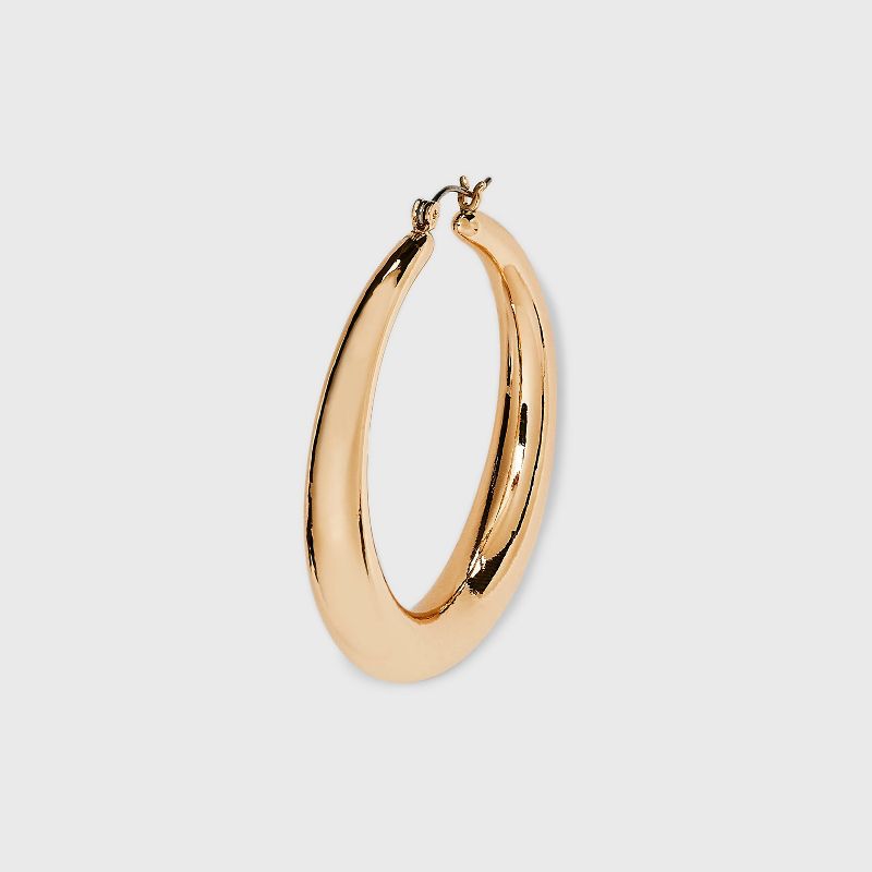 Thick Hoop Earrings - A New Day&#8482; Gold, 4 of 9