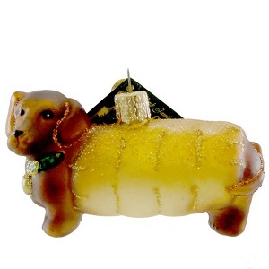 Old World Christmas 2.0 Inch Wiener Dog Christmas Ornament Dachshund Tree Ornaments - 1 of 3