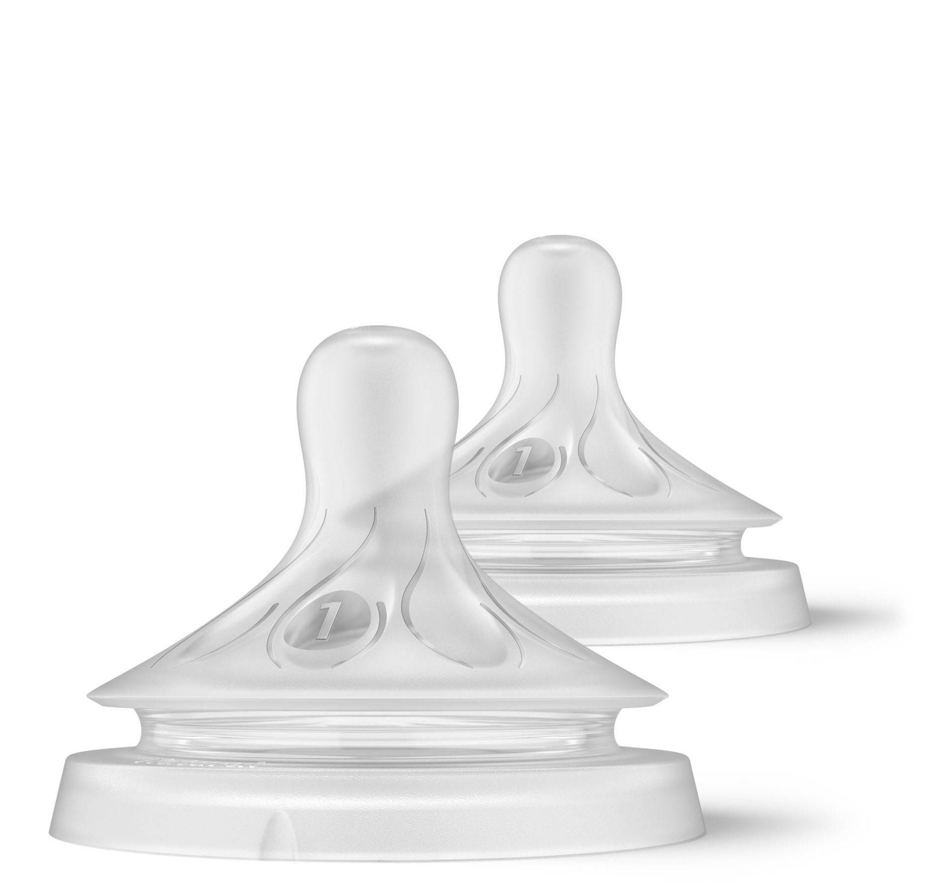 Philips Avent Natural Response Nipples - Medium Flow - Flow 2 - 2pk: Silicone, BPA-Free