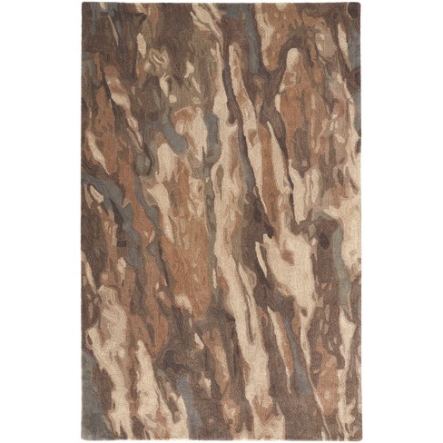 Amira Transitional Abstract Brown/gray/tan Area Rug : Target