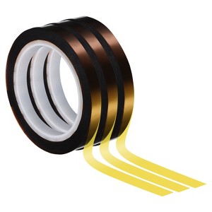 Unique Bargains Adhesive Versatile Durable DIY Art Whiteboard Tape 3 Pcs - 1 of 4