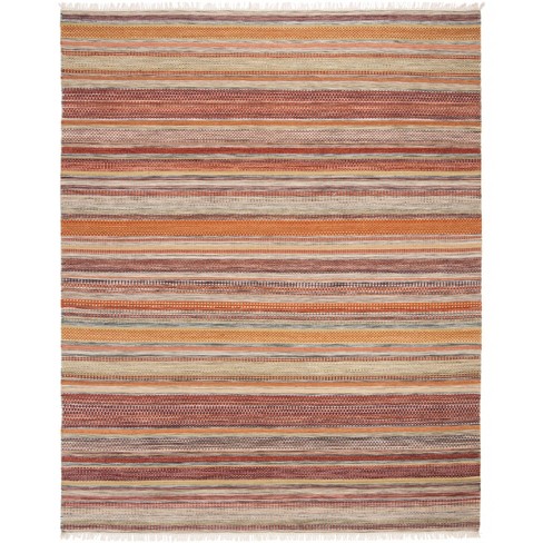 Striped Kilim Stk311 Hand Woven Area Rug - Beige - 8'x10' - Safavieh ...