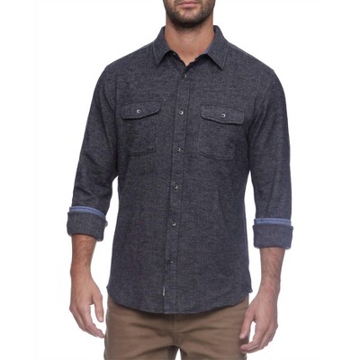 Men's Burnsville Stretch Flannel Shirt - Flags & Anthem