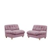 NicBex Couches for Living Room 90.5" Cloud Compression Sofa Loveseat Velvet Modern Upholstered 2 Seat Sofa for Apartment, Bedroom - 4 of 4