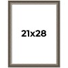PosterPalooza | Weathered Black Picture Frame - UV Acrylic, Foam Board Backing, Hanging Hardware - 2 of 4