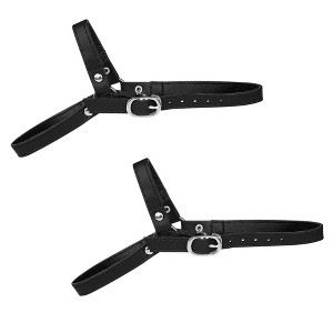 Allegra K Women's Detachable Adjustable Anti-Slip Shoe Straps Bands Belts with Buckle for Heels 2 Pairs - 1 of 4
