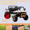 24V Kids Electric Car - 4x35W Motors Power, 24V 7AH Battery, 2-5MPH Speeds, Automatic Truck Bed, Parent Remote, Music Player - 4 of 4