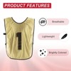 Unique Bargains Team Sports Reversible Numbered Soccer Training Vest 6 Pcs - 4 of 4