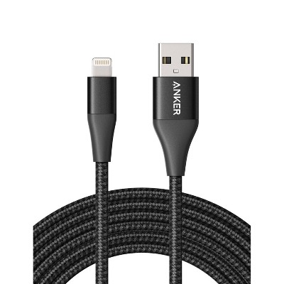 Anker 10' Powerline+ II Braided USB-A to Lightning Cable - Black
