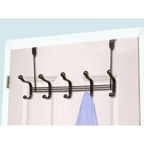 Natural Wood & Metal Wall Hanger With 3 Hooks - Foreside Home