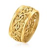 Ross-Simons 10kt Yellow Gold Byzantine Bordered Ring - 2 of 4