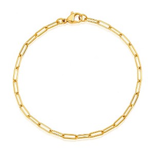 ELYA Women's Mini 3mm Paperclip Bracelet - 8.5" - 1 of 4