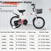 FIONECA 16'' Kids Bike with Training Wheels & Kickstand ¨C Adjustable Seat, Ages 4¨C8, Multiple Colors - 4 of 4