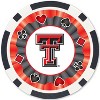 MasterPieces Casino 100 Piece Poker Chip Set - NCAA Texas Tech Red Raiders - 3 of 4