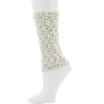 Natori Entwined Lattice Wool-Blend Boot Toppers One Size Fits Most