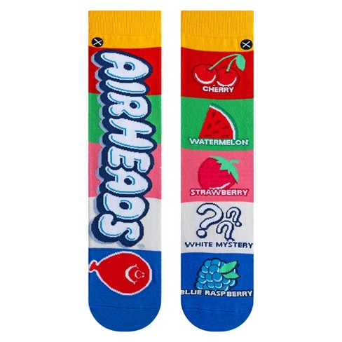 Odd Sox, Airheads Flavors, Funny Novelty Socks, Large - image 1 of 4