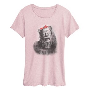 Women's - Wizard of Oz - Bow Lion Short Sleeve Graphic T-Shirt - 1 of 3