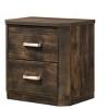 NicBex Nightstand with Drawers,Side Table with Wood Tapered Legs and Finish,Modern Bedside Table for Bedroom,Living Room - 4 of 4