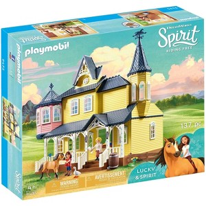 PLAYMOBIL Spirit Riding Free Lucky's House Playset, 137 Pieces, Ages 4 and Up - 1 of 4