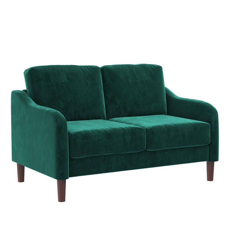 Penny 2 Seater Loveseat Sofa Green Velvet - Room &#38; Joy, 4 of 15