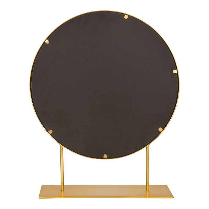 18&#34; x 22&#34; Rouen Round Wall Mirror Gold - Kate &#38; Laurel All Things Decor, 5 of 9