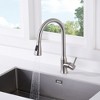 SUMERAIN Modern Pull Down Single Handle Lead Free Kitchen Sink Faucet 360° Spout Brushed Nickel - 4 of 4