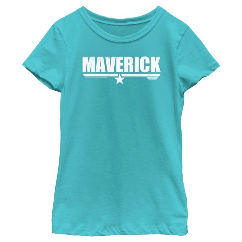 Girl's Top Gun Maverick T-Shirt, 1 of 5