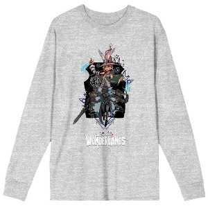 Tiny Tina's Wonderlands Group Art Men's Athletic Heather Long Sleeve Shirt - 1 of 1