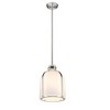 Pearson Collection Brushed Nickel Caged Pendant Light - 1 Bulb, Dimmable, Industrial Style - 2 of 4