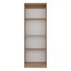 FURNIinspire Utility Storage Shelves Multifunctional Home Organizer, 4 Shelf Display Unit, Living Room Shelving Unit, Beige, 11.7"*24.7"*71.1" - 2 of 4