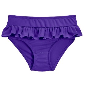 City Threads USA-Made Girls Ruffle UPF 50+ Swim Briefs - 1 of 4