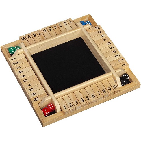 Two-Player Shut the Box Strategy Game for Kids and Adults Aged 5 and up
