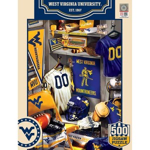MasterPieces 500 Piece Puzzle - West Virginia Mountaineers Locker Room - 15"x21" - 1 of 4