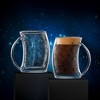 JoyJolt Star Wars TIE Fighter Double Wall Glass Mugs - Set of 2 - Insulated Glasses Espresso Cups - 2 oz - 2 of 4