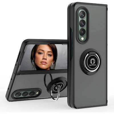 Entronix Case Compatible with Galaxy Z Fold 4 - Matte Gripstand